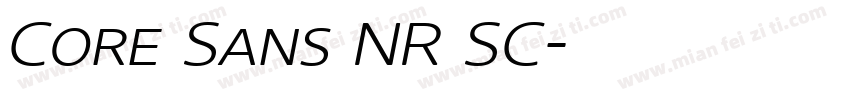 Core Sans NR SC字体转换